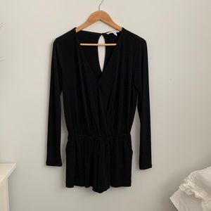 BCBG long sleeve shorts jumper/romper